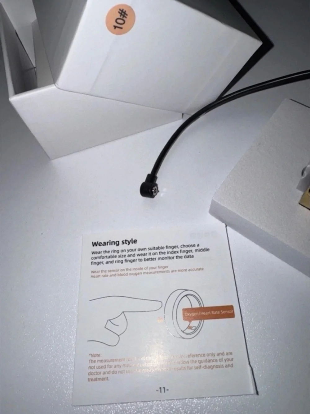 Smart Wearable Ring in Gold - Compact Fitness & Notification Ring